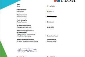 VOL-VCA Diploma / Certificaat 2