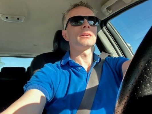 Deze ochtend stappen we weer vol goede moet de auto in!